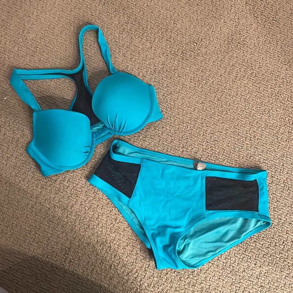 Aerie turquoise bathing suit